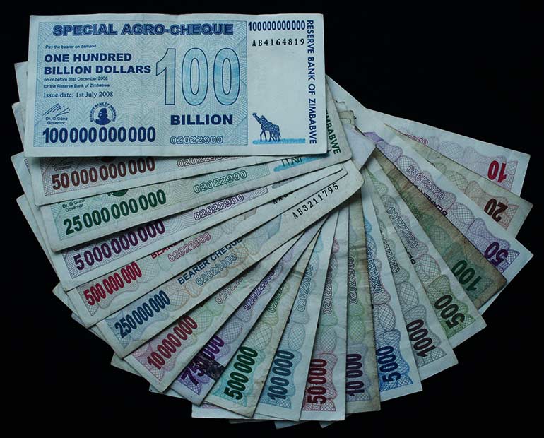 35 Quadrillion Zimbabwe Dollars For US 1 CapX   Zimbabwe 