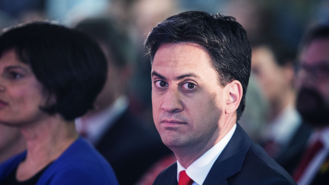 Ed Miliband unveils his own political tombstone