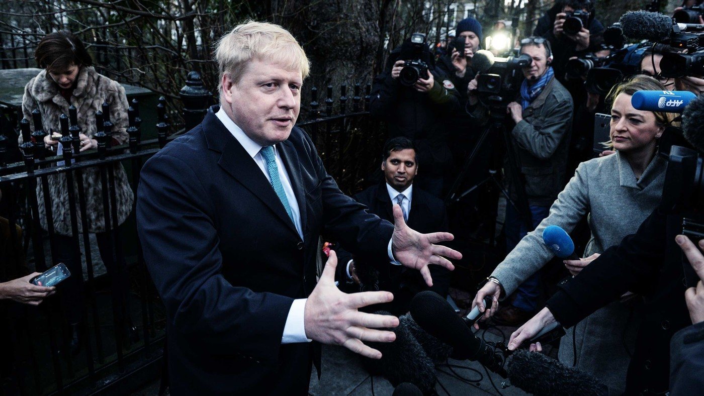 Clownish Boris is motivated by a lust for power and attention