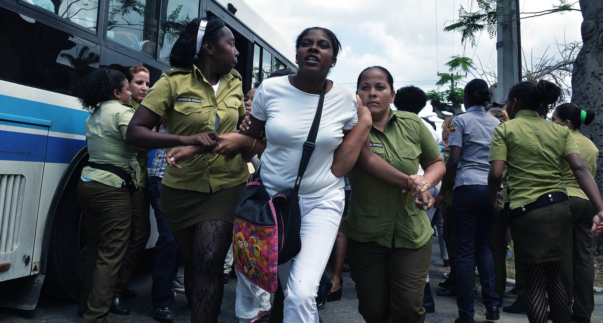 Political Prisoners Kicked Under The Rug As Castro Greets Obama CapX   Cuba Ladies In White 