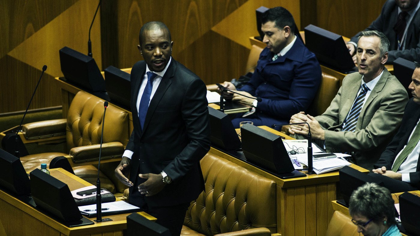 “There is no justice in this parliament” – Maimane pleads for South African democracy