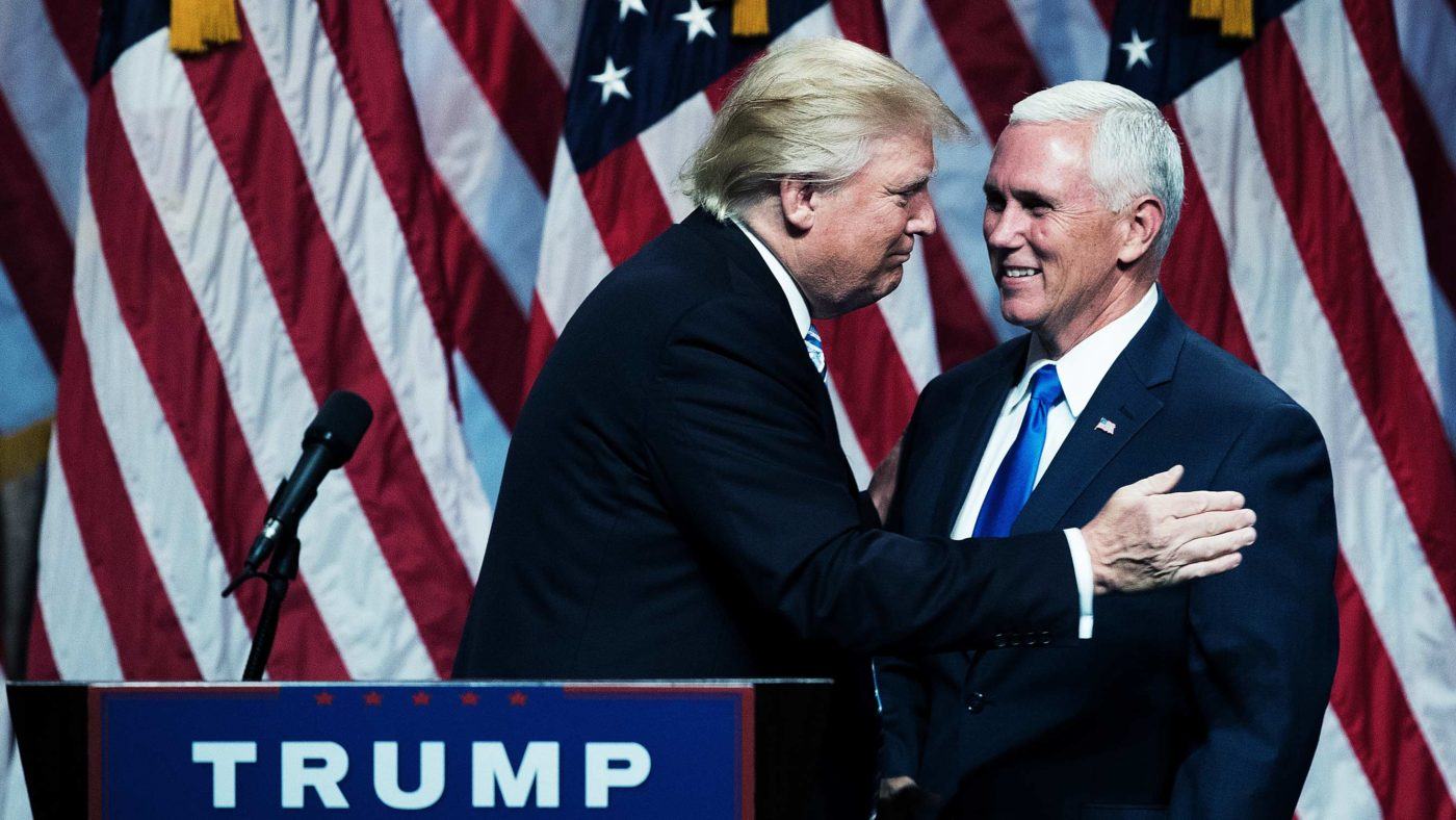 Mike Pence joins the Trump Show