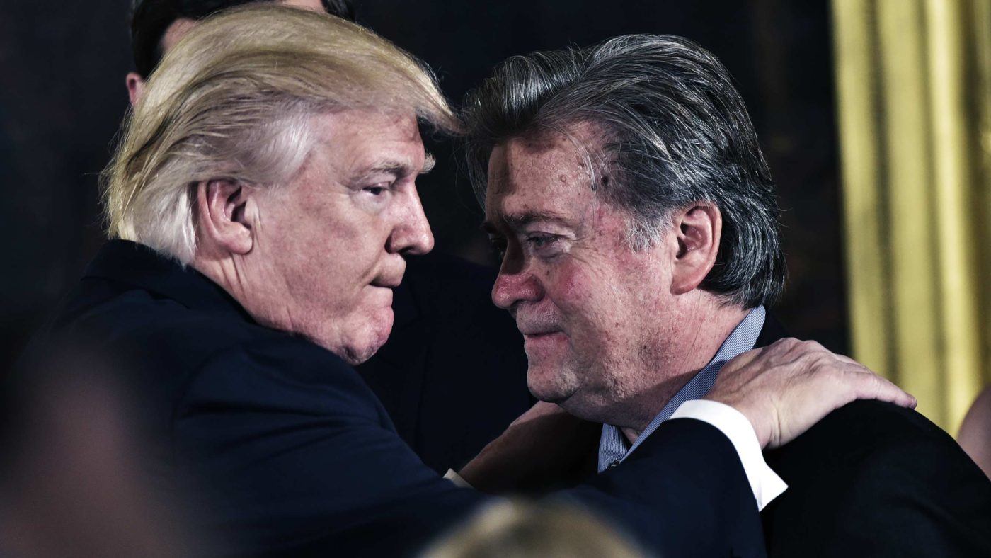 Trump and Bannon see the world through blood-splattered spectacles