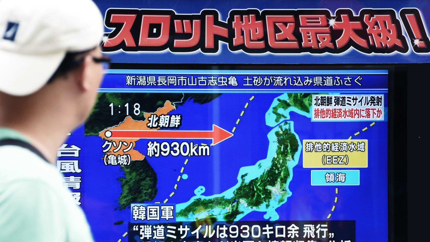 Japan is most at risk in the North Korean missile crisis