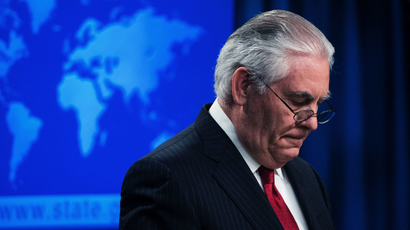 Tillerson’s departure paves the way for a Trumpist foreign policy