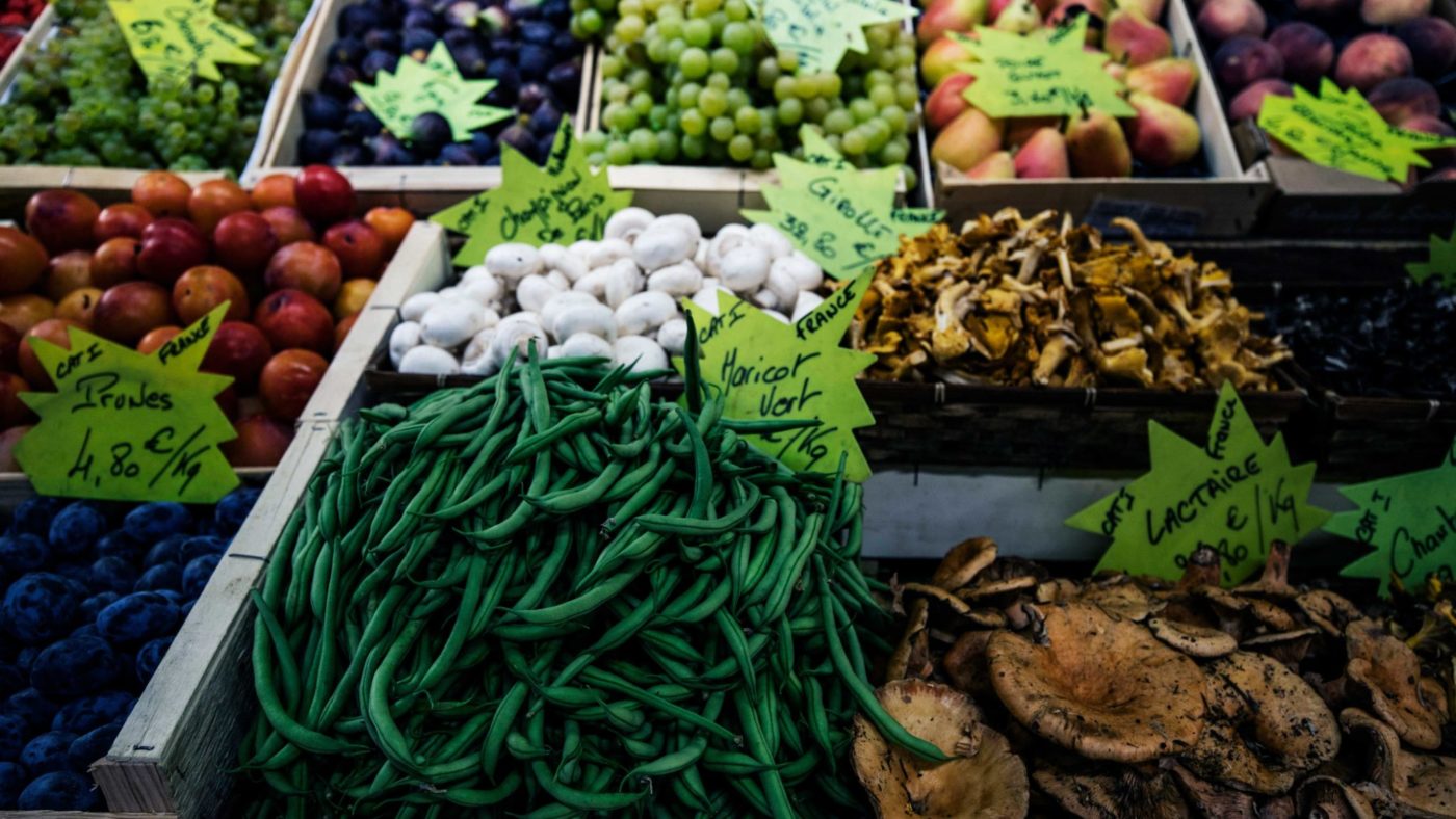 The French government is deliberately increasing the price of food