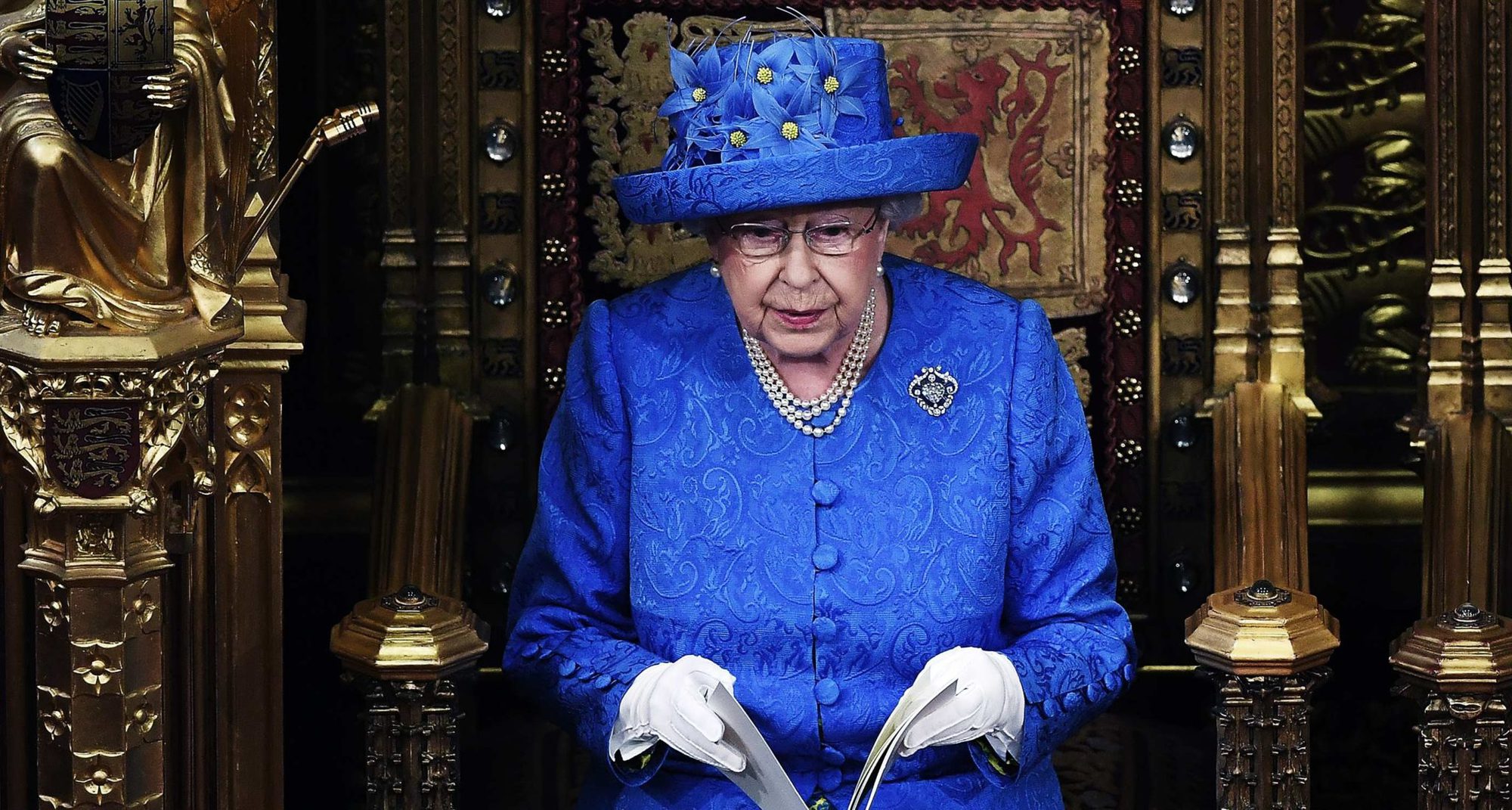 queen speech at jaguar factory