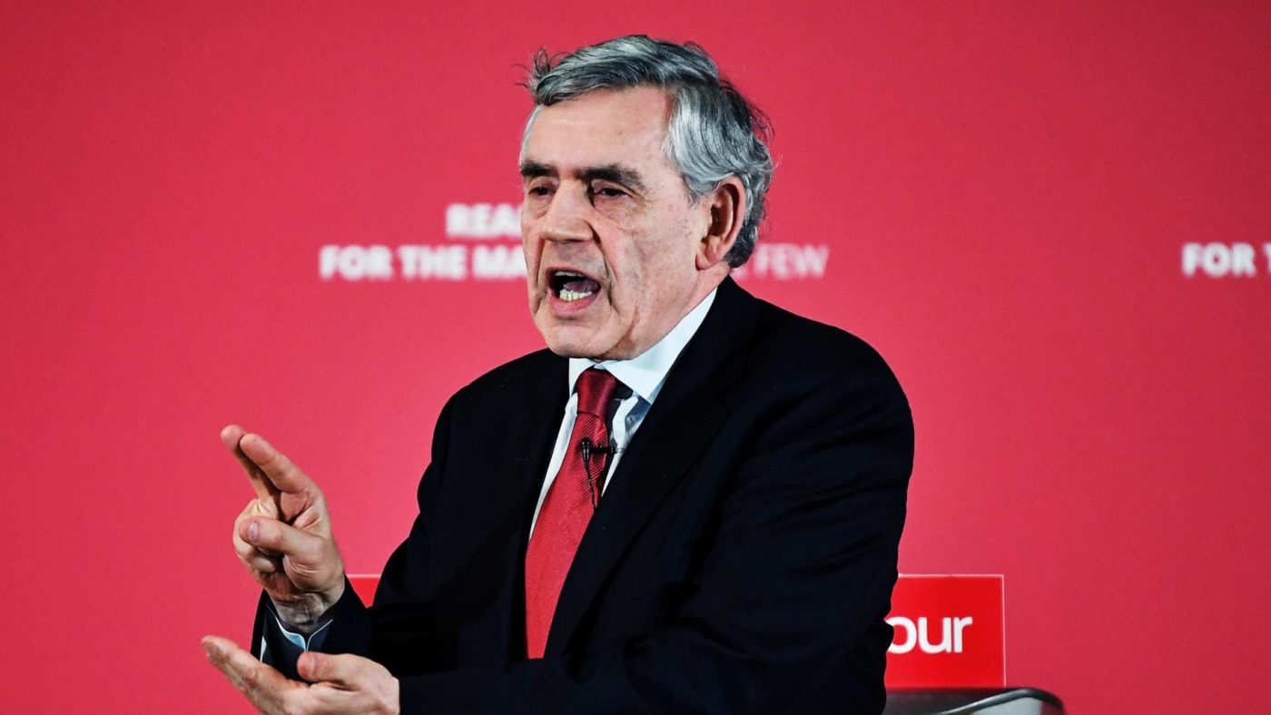 Once more, Gordon Brown is bang wrong on Brexit