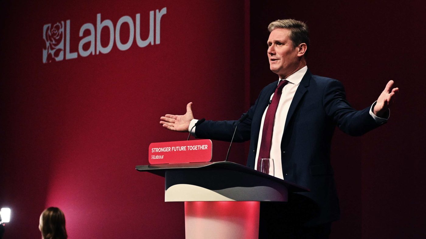 Keir Starmer delivers a speech for ages
