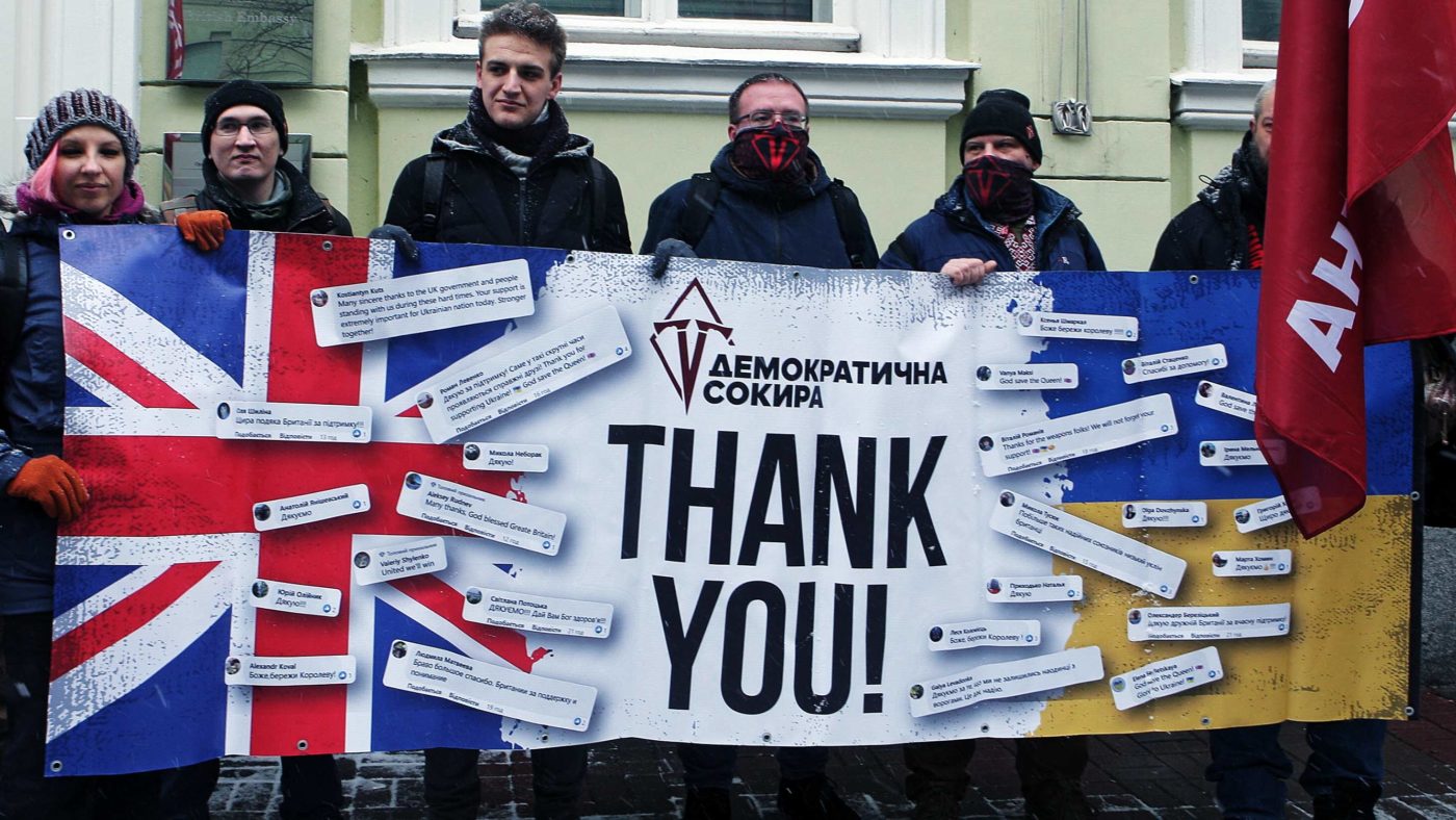 We Ukrainians are grateful for Britain’s support – especially as others vacillate