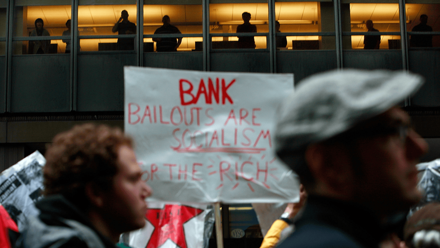 People won’t vote for free markets until the bailouts stop
